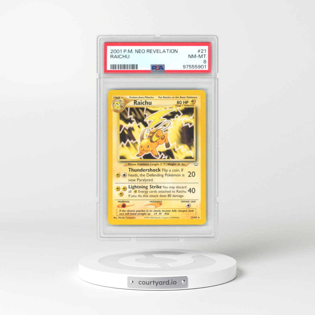 Raichu neo buy revelation 1st edition CGC 9.5 Gem Mint